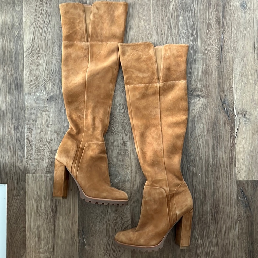 OTK worn once cognac suede aldo boots